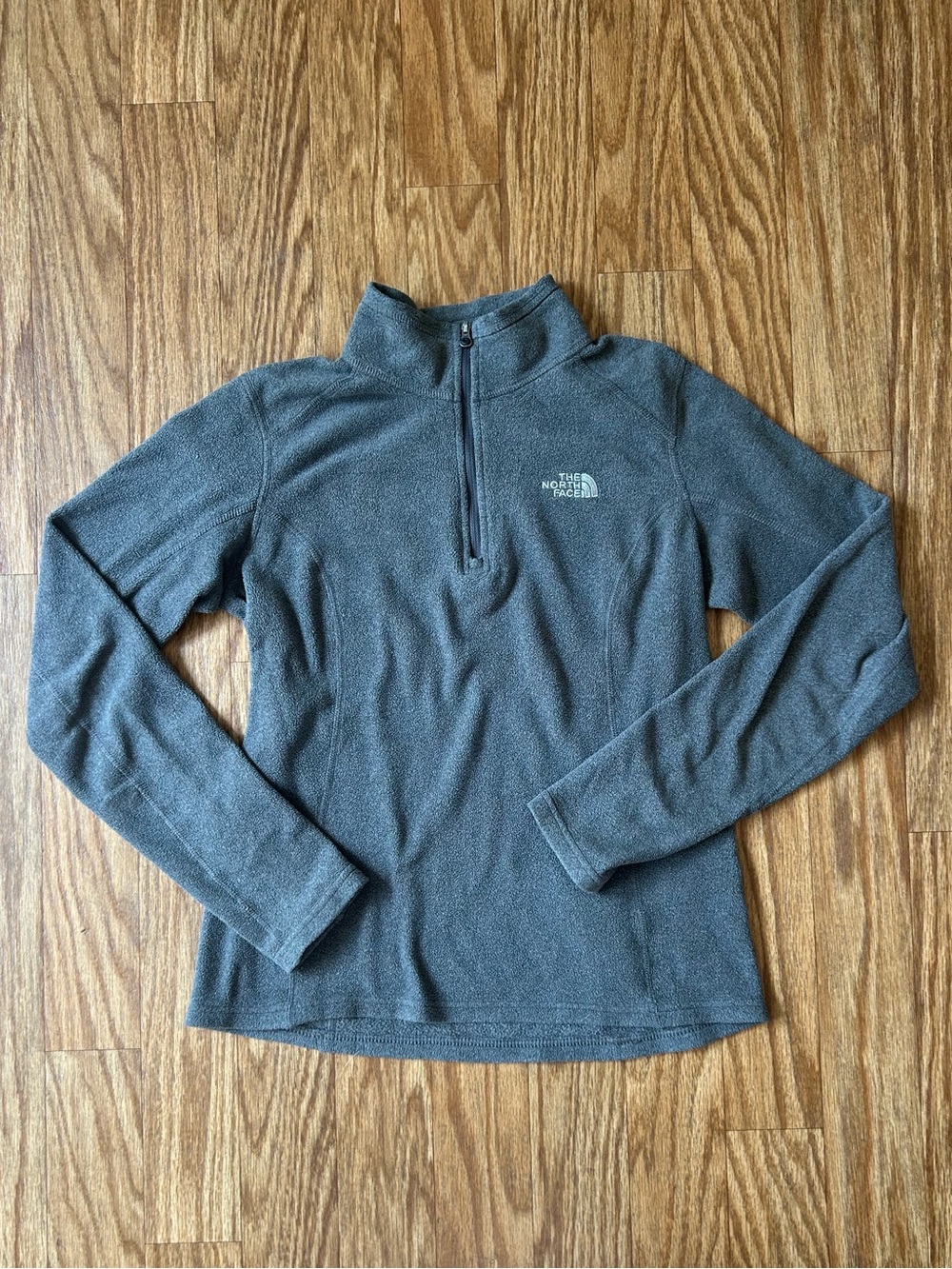 The North Face Grey Quarter Zip Fleece